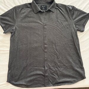 BYLT Basics Gray Casual Button Down Shirt